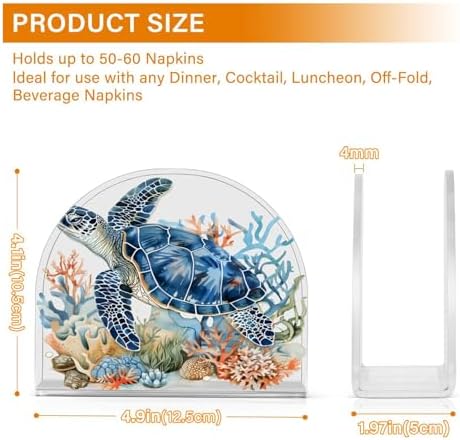 Seahorse Swimming Napkin Holder