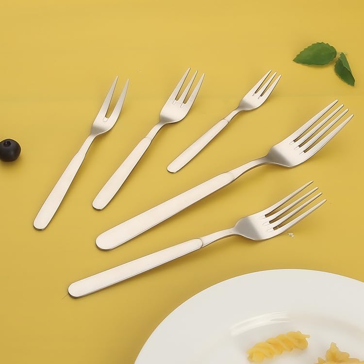 GOODJAYVEN 5 Piece Set of 316 Stainless Steel Forks