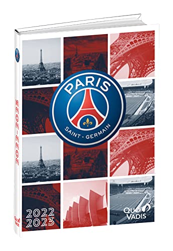 Quo Vadis - Collection : PSG TEXTAGENDA - Agenda année scolaire - Journalier - 12x17 cm - Edition française - 12 mois septembre-août - Eiffel - Année 2022-2023