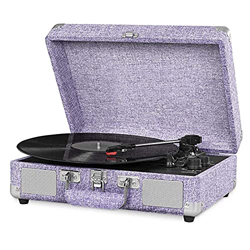 Tourne-Disque à 3 Vitesses, entraînement par Courroie avec Haut-parleurs stéréo intégrés, Prise en Charge USB/Sortie/Prise Casque 3,5 mm, Design Valise (B) - Les Beatles, Paul McCartney, John Lennon, RIngo Starr, George Harrison Tourne-Disque à 3 Vitesses, entraînement par Courroie avec Haut-parleurs stéréo intégrés, Prise en Charge USB/Sortie/Prise Casque 3,5 mm, Design Valise (B)