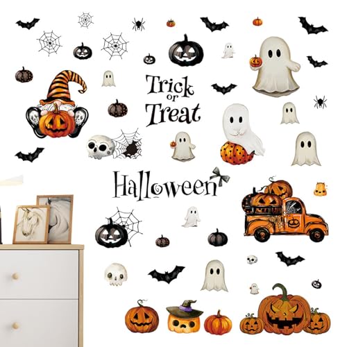 Halloween-Gespenst-Aufkleber, Halloween- -Spektral-Aufkleber, Halloween-Geister-Wandaufkleber, Halloween-Gastgeschenkaufkleber, Bastel-Aufkleber