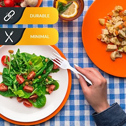 PAMI Heavy Weight Disposable Plastic Forks 200-Pack