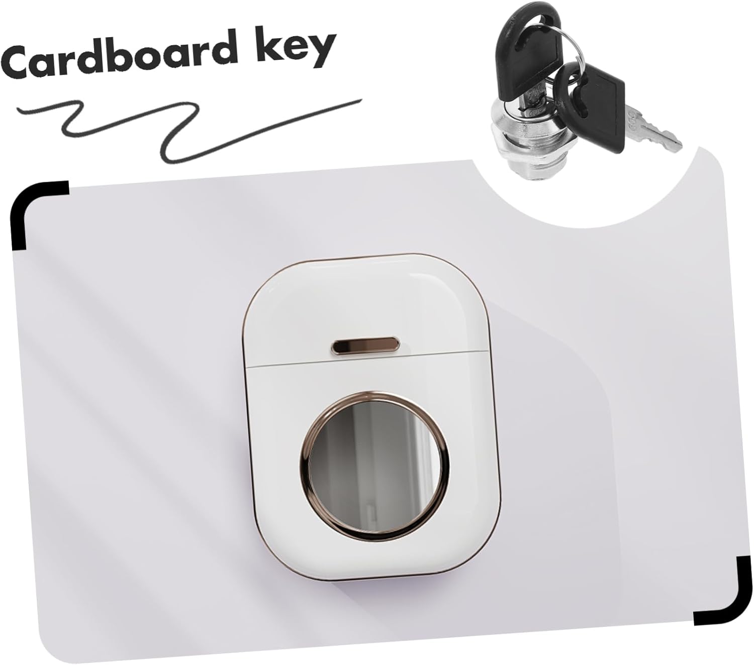 Jumbo Roll Paper Towel Dispenser Lock Security Key Set Sturdy Design