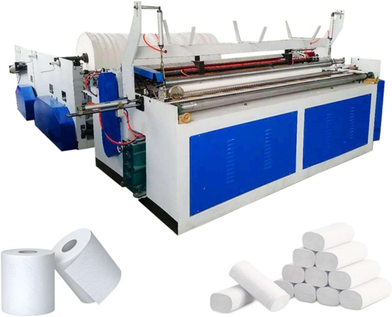 High-Speed Toilet Tissue Rewinding Machine with Custom Options
