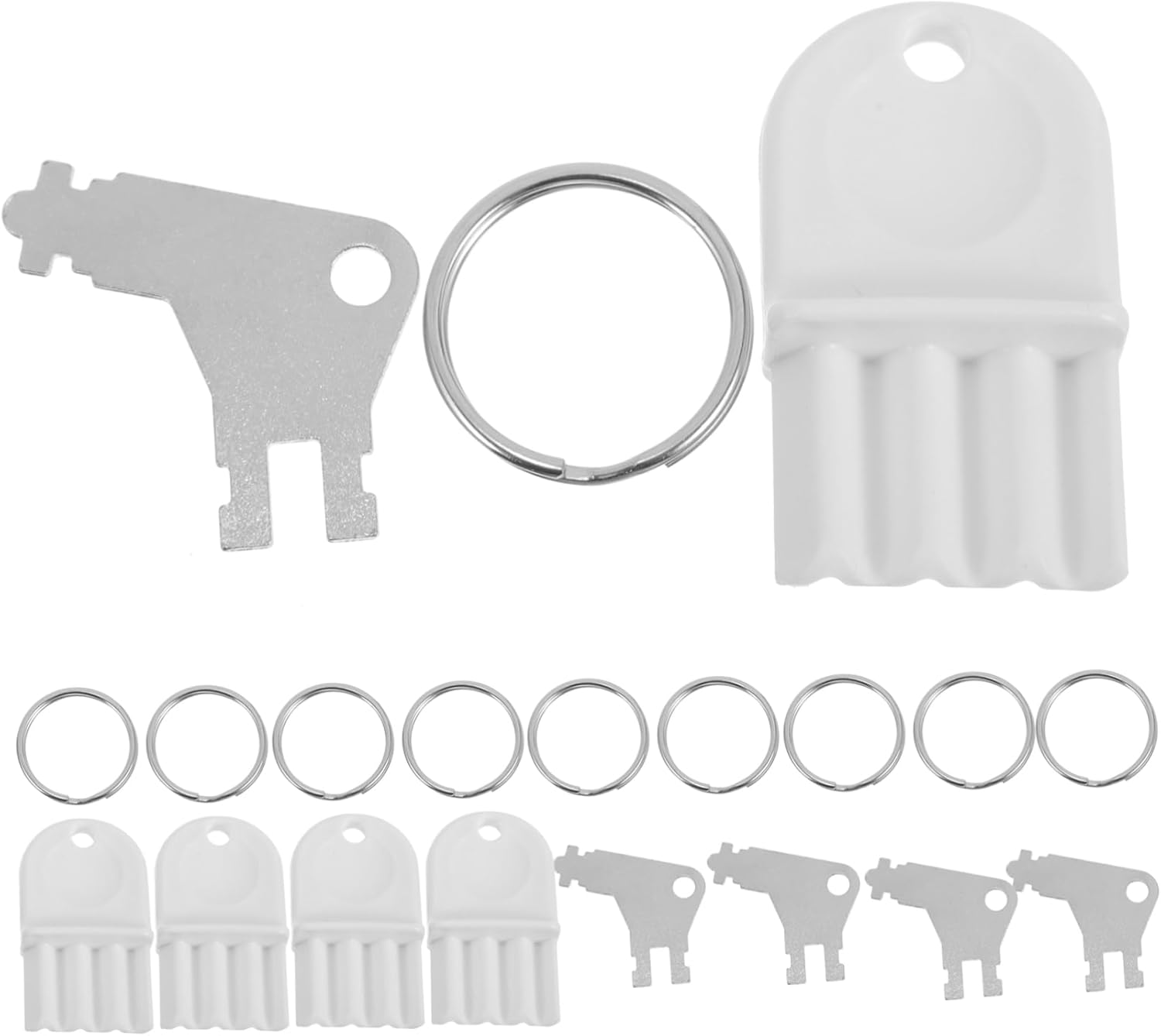 Homoyoyo 2 Sets Toilet Paper Dispenser Key Replacement