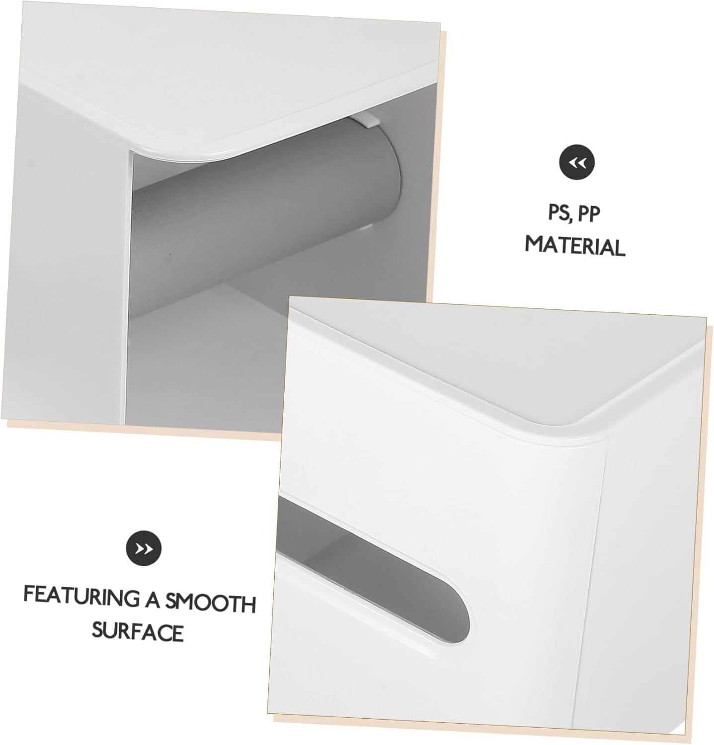 Square Plastic Tissue Holder Cube