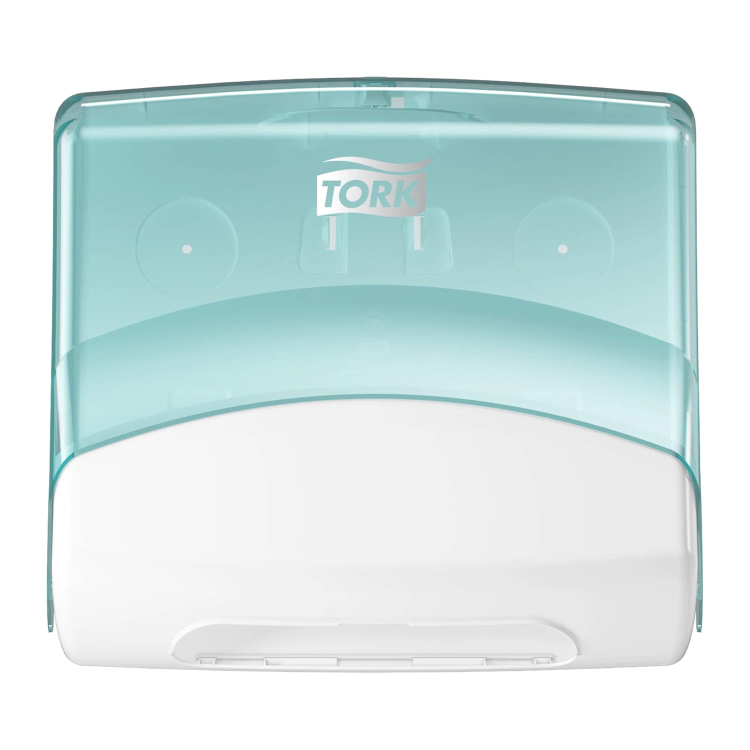 Tork Folded Wiper Dispenser Aqua White W4 Wall Mounted 1