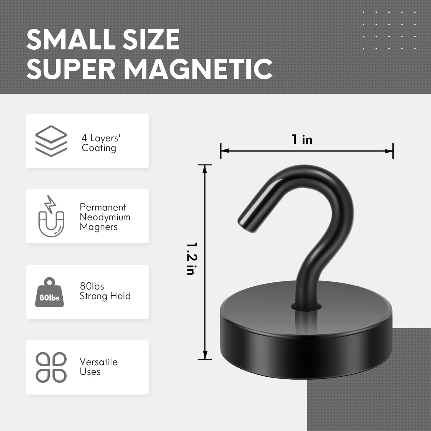 Neosmuk Magnetic Hooks for Cruise Ship Essentials