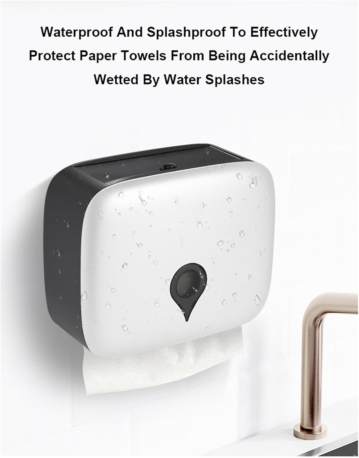 Compact Wall-Mounted Paper Towel Dispenser