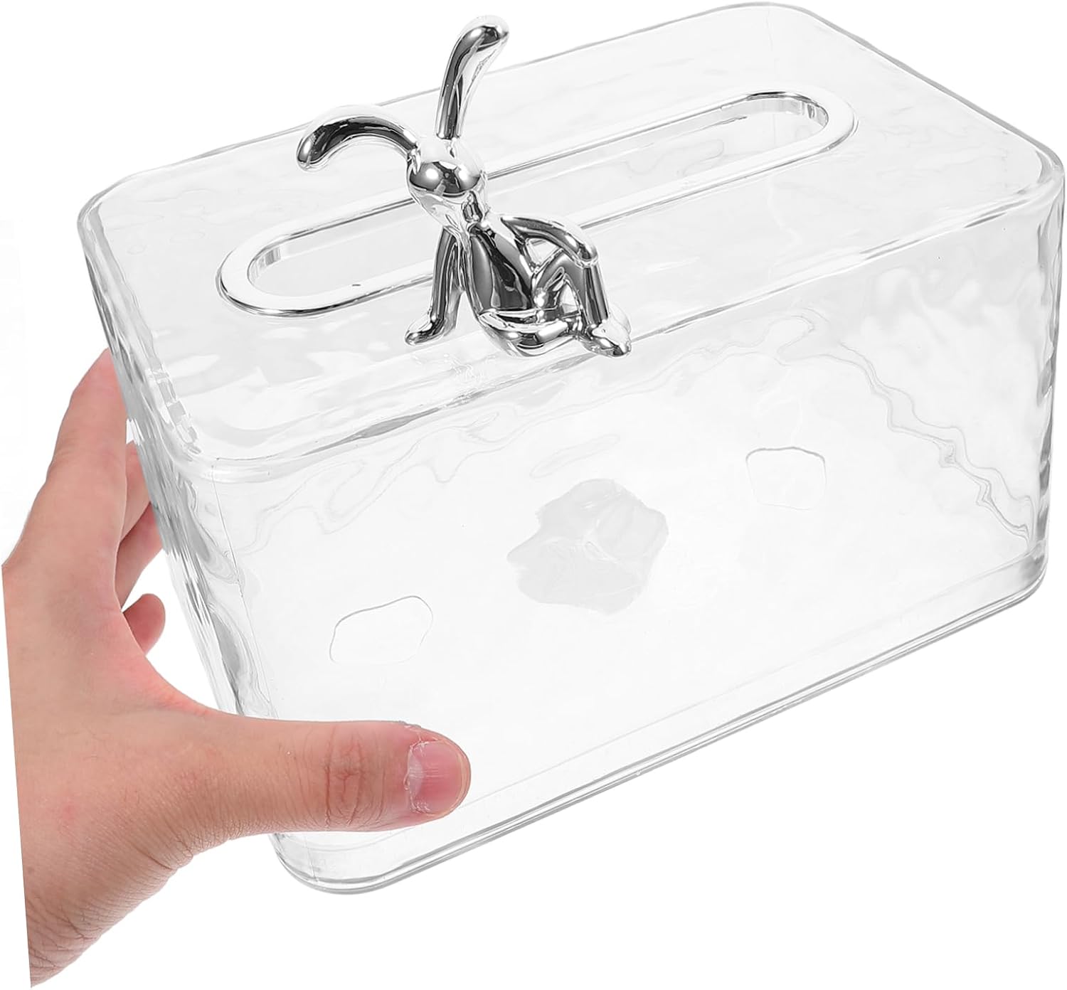 Stylish Clear Plastic Napkin Dispenser Box