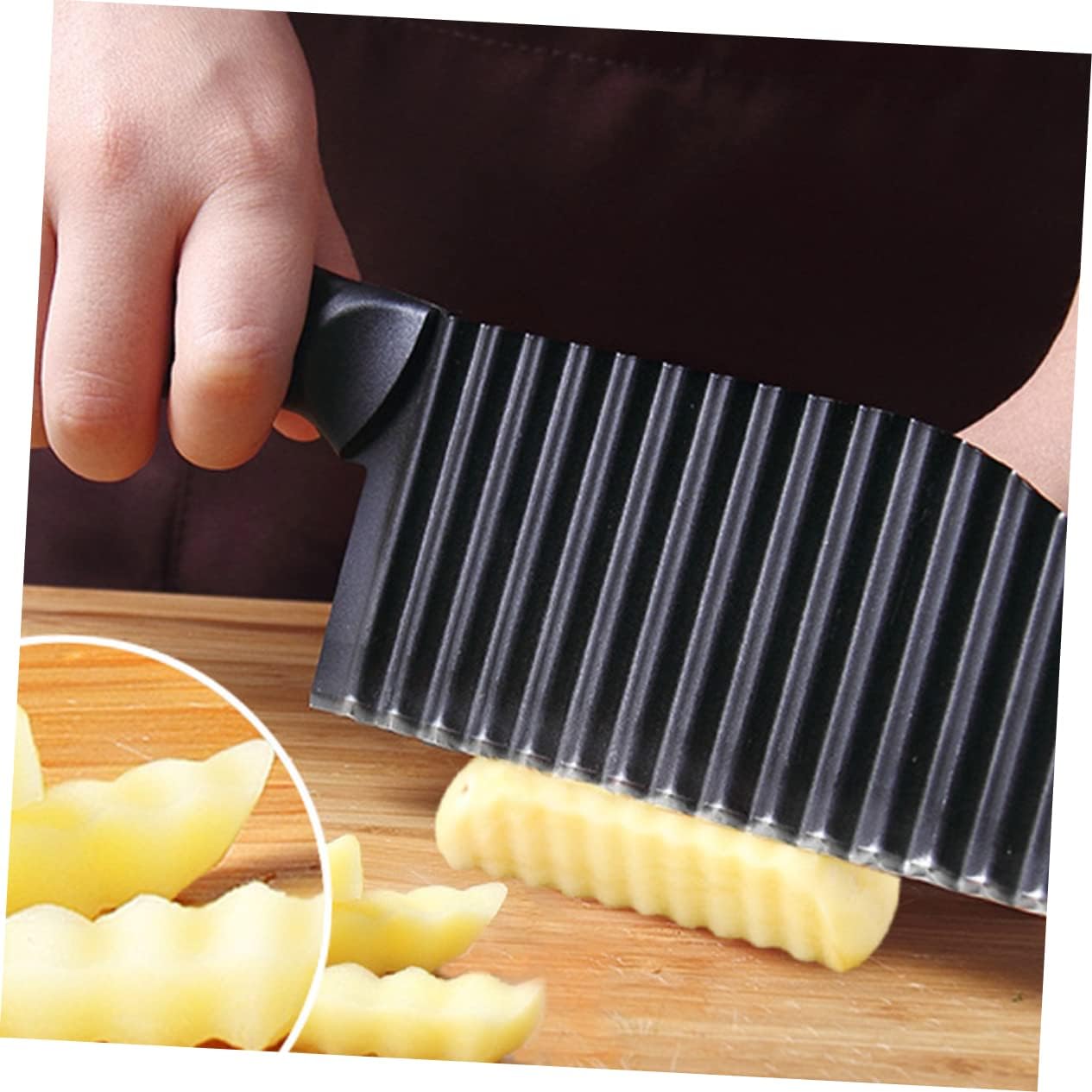 Stainless Steel Wavy Slicer for Potatoes More