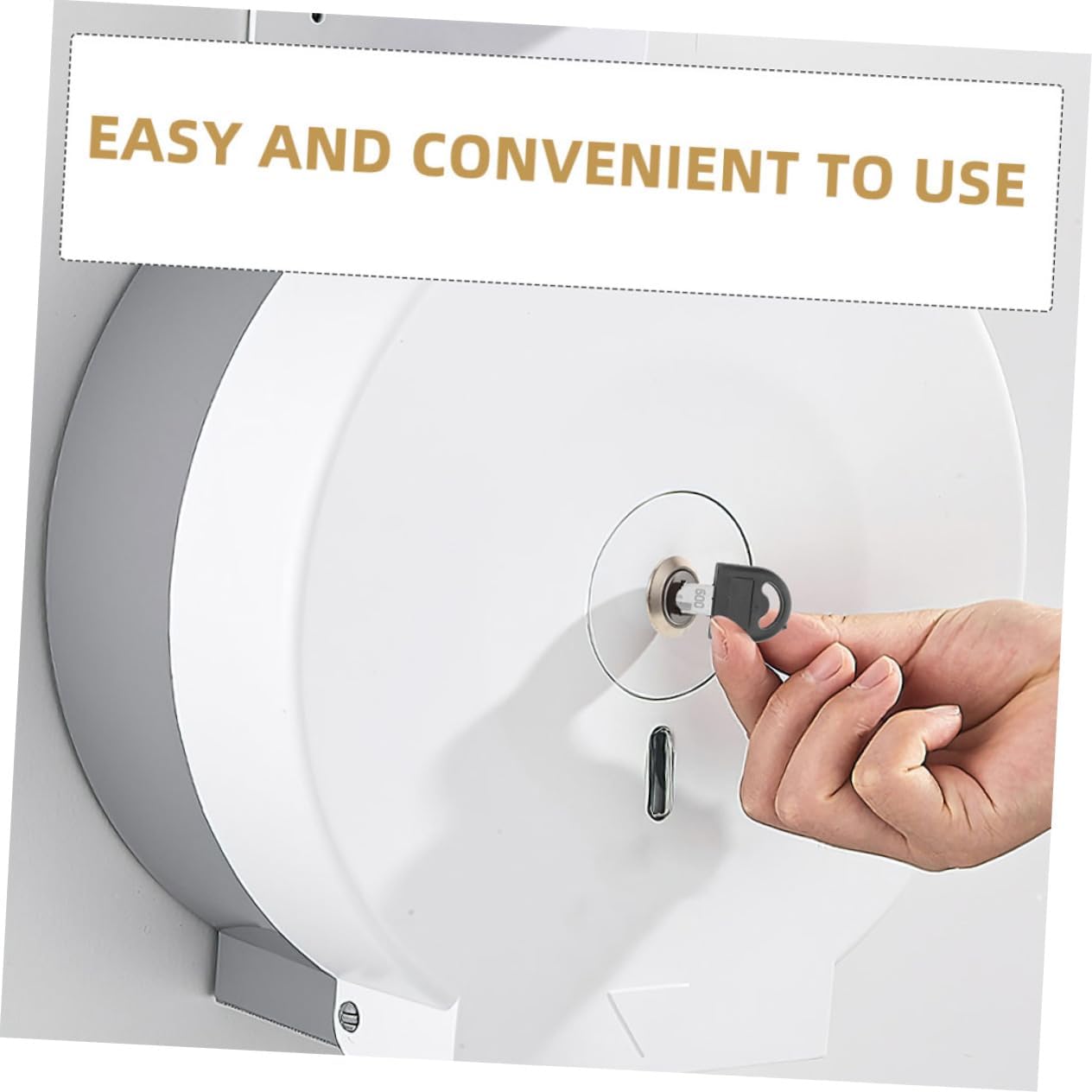 Adjustable Tissue Box Dispenser Key for Home Office Use