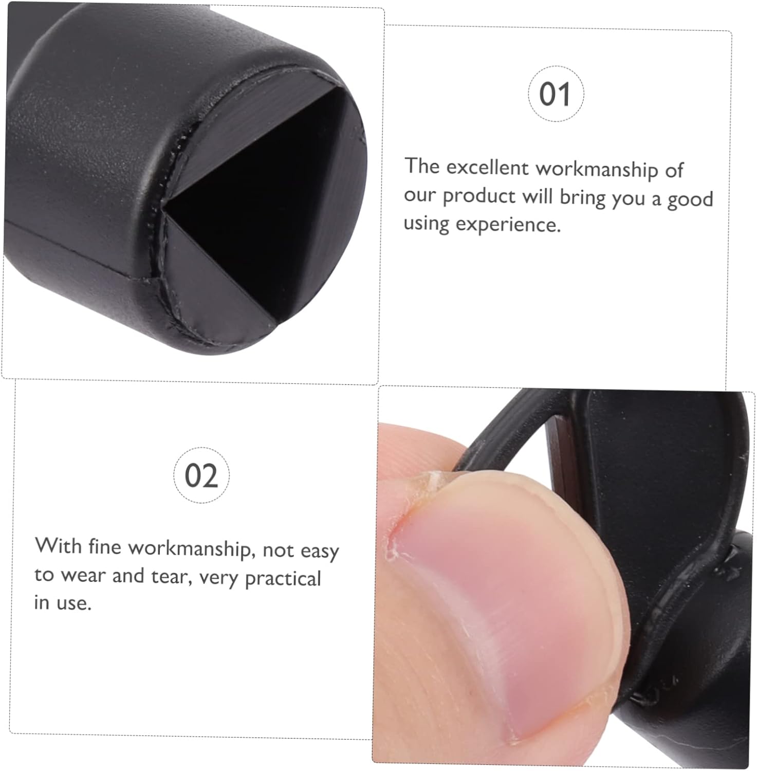 BUGUUYO 5-Set Stone-Clear Plastic Key Dispenser
