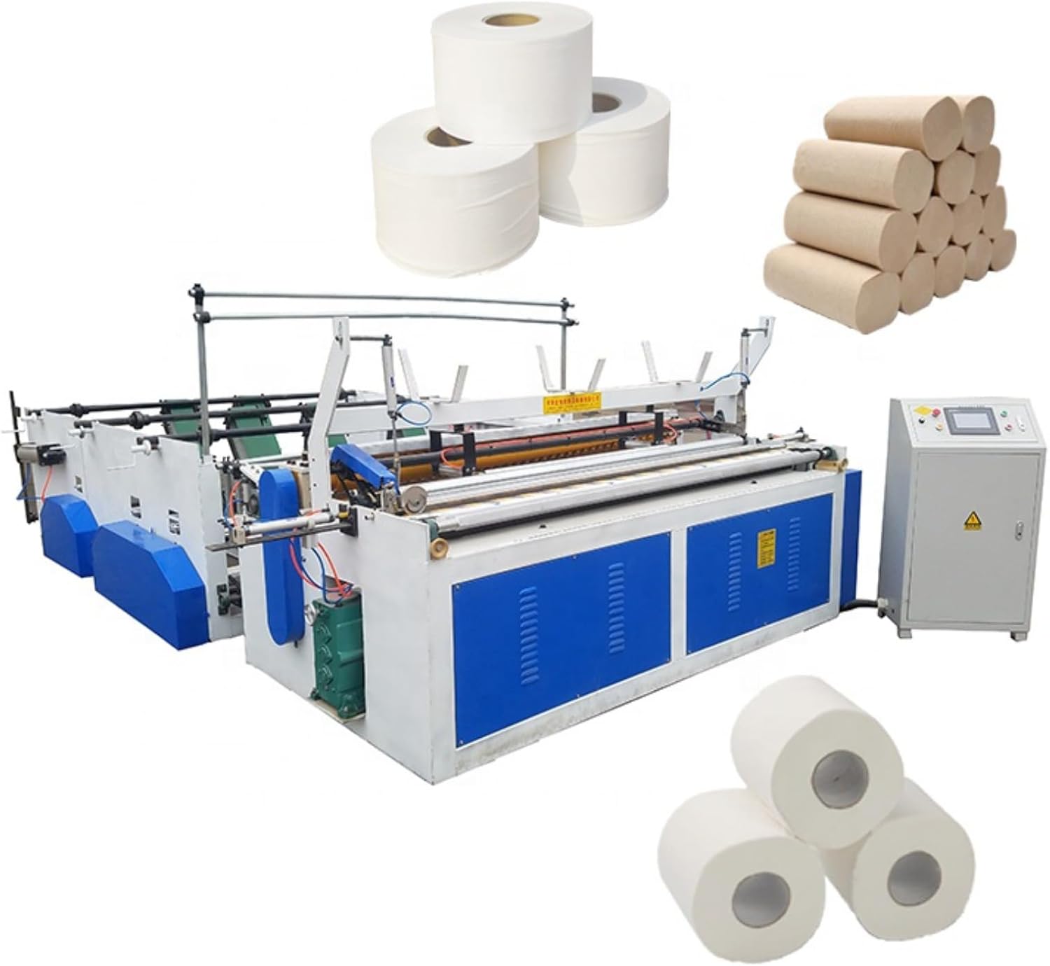 Compact Automatic Toilet Paper Roll Machine - Efficient Production