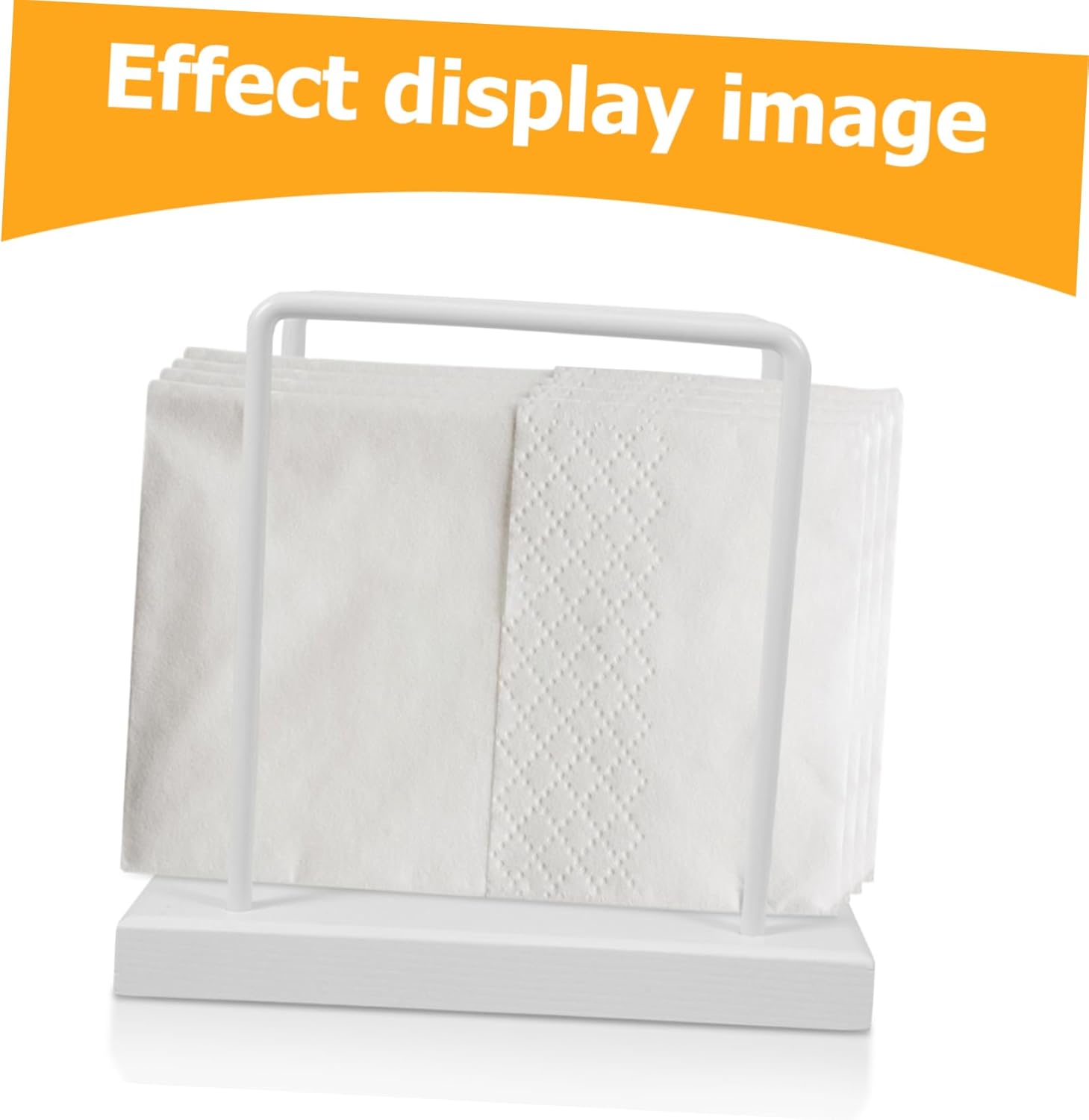 Homoyoyo Napkin Dispenser Stylish Wood Stand for Kitchen Dining Tables