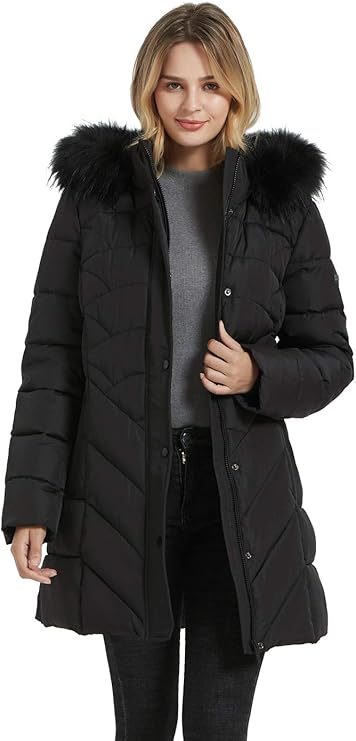 BINACL Women's Winter Long Parka Jacket