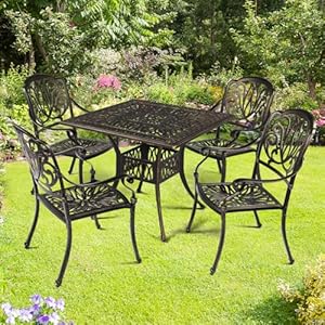   VINGLI-Outdoor-Dining-Chairs-Set-of-4-Cast-Aluminum-Stackable-Patio-Chairs-Set-of-4-Patio-Furniture-Aluminum-Outdoor-Chairs-for-Backyard-Poolside-Balcony-Bronze-Without-Cushion