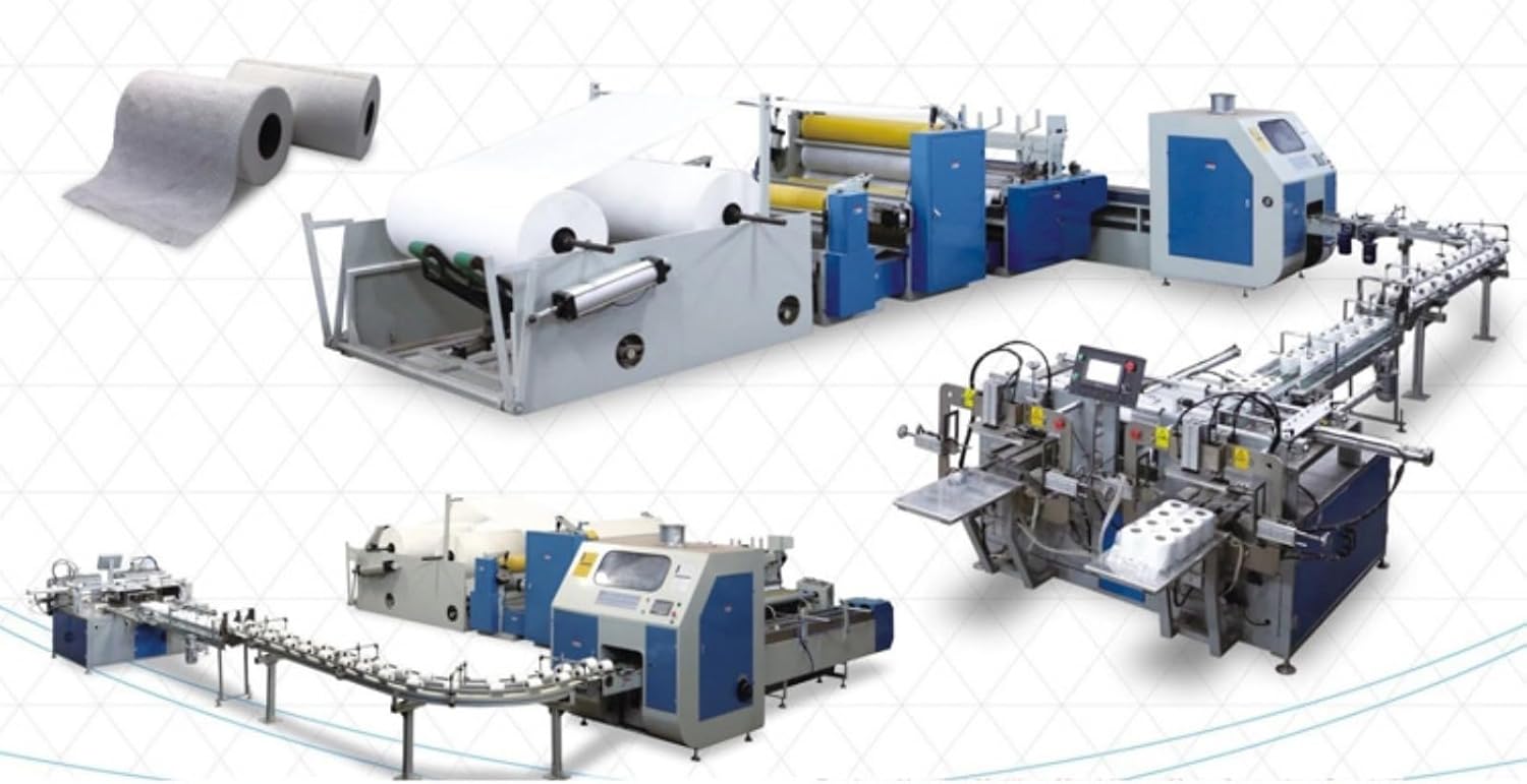 High-Efficiency Automatic Toilet Paper Roll Production Line