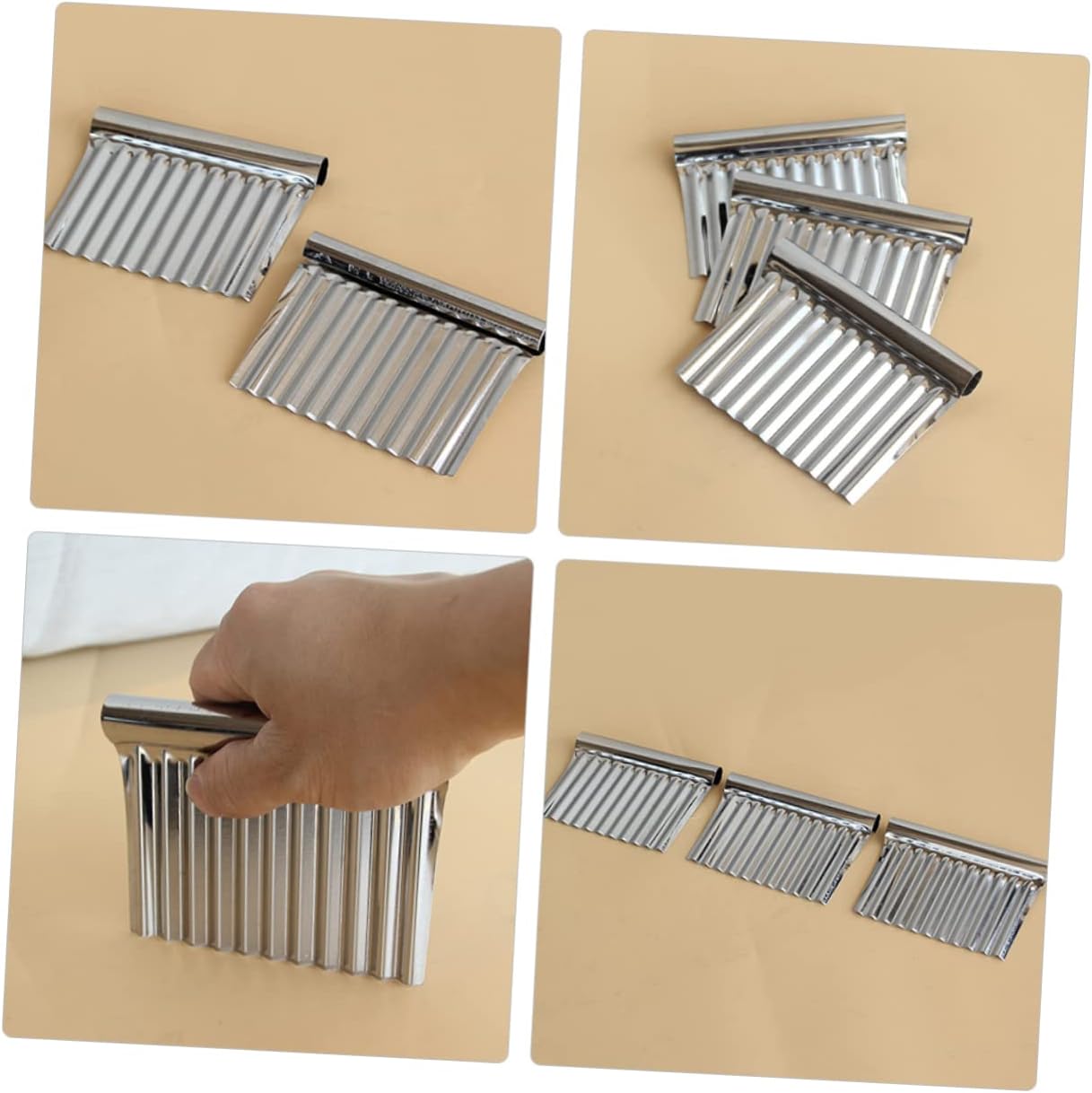 STOBAZA Potato Slicer Crinkle Knife Set