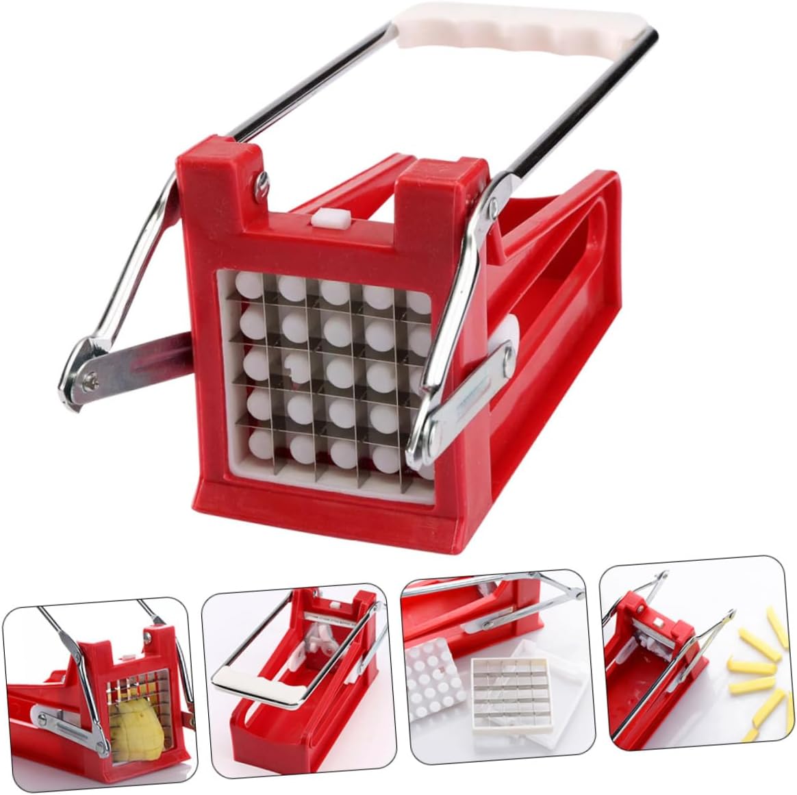 Zerodeko Stainless Steel Potato Slicer Family-Friendly Veggies Cutter