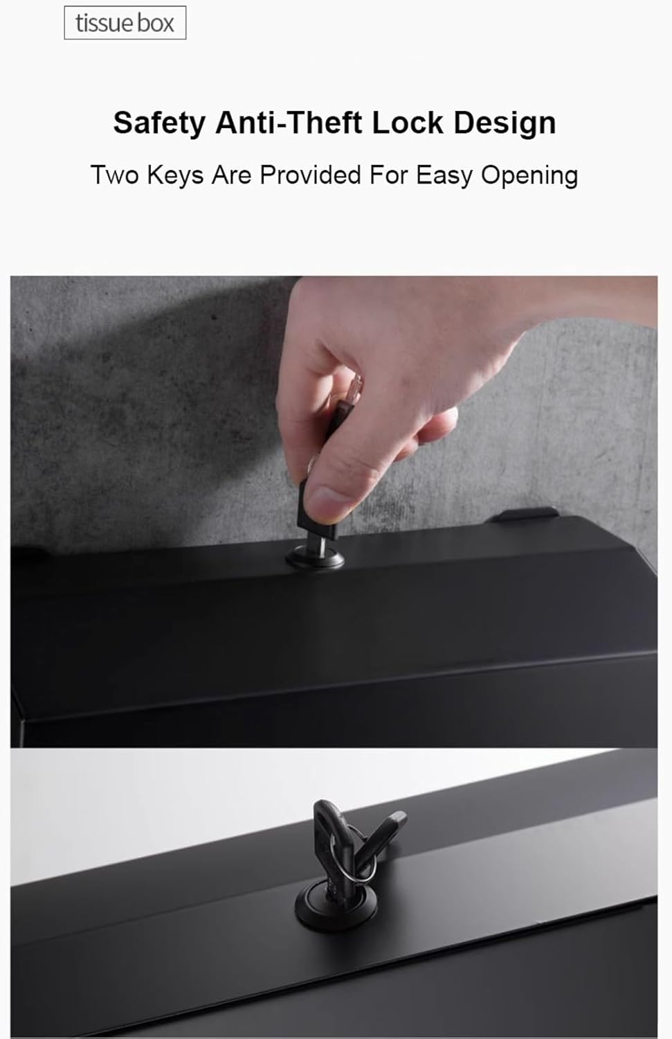 Wall-Mounted Stainless Steel Towel Dispenser with Lock