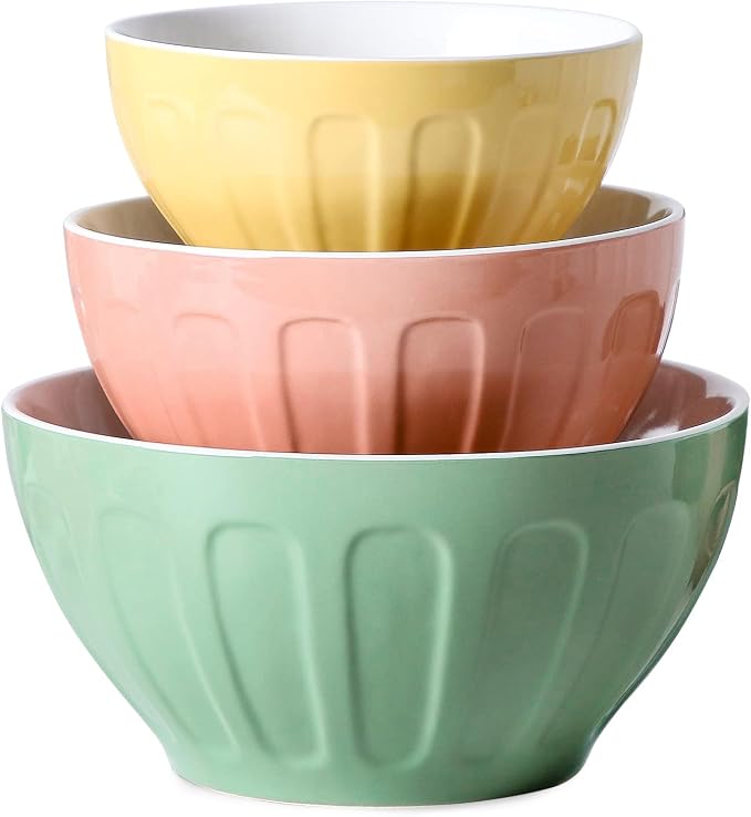 Ceramic Mixing Bowls for Kitchen