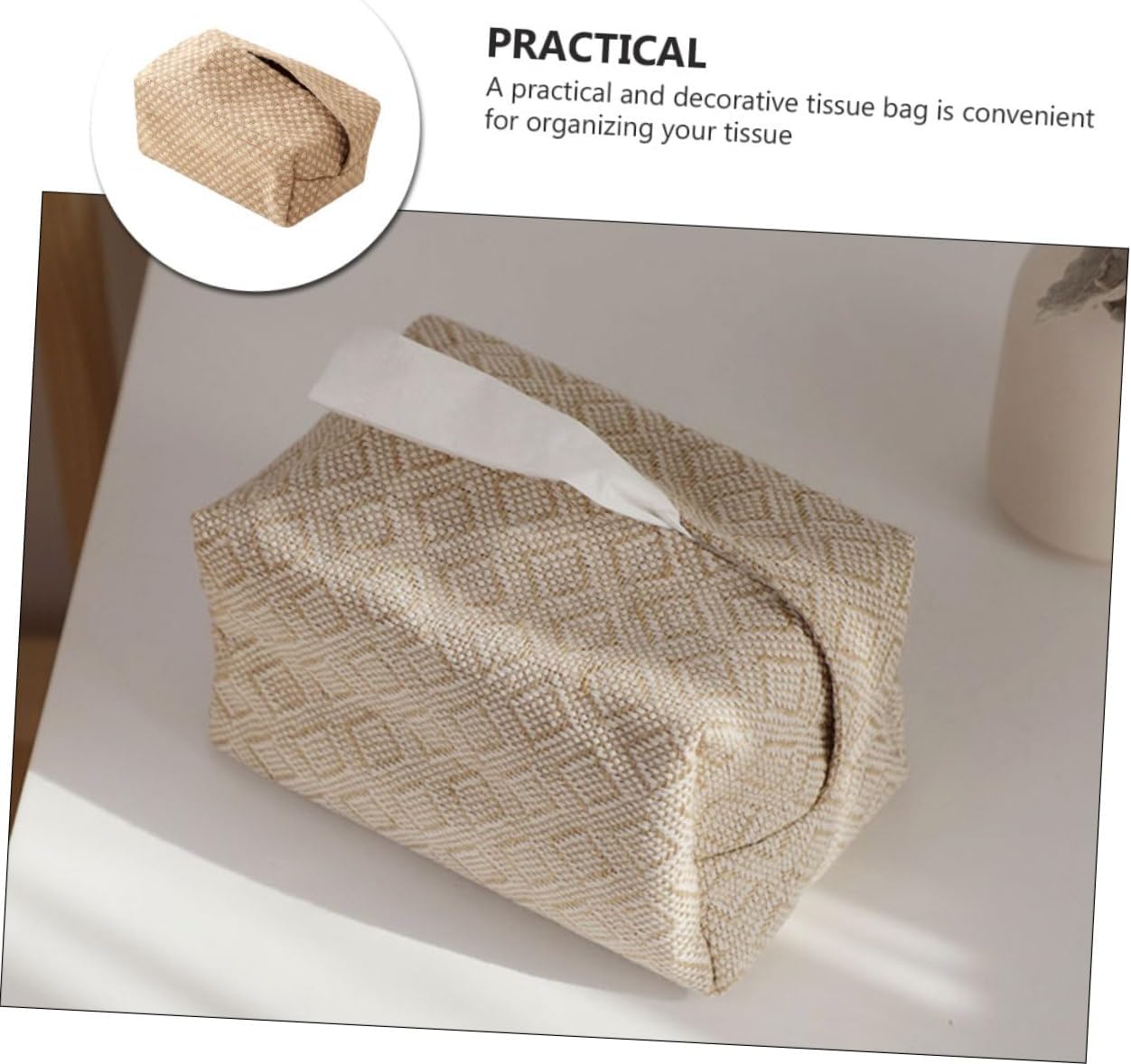 STOBAZA Handy Napkin Holder - Creative Tissue Box with Creative Design