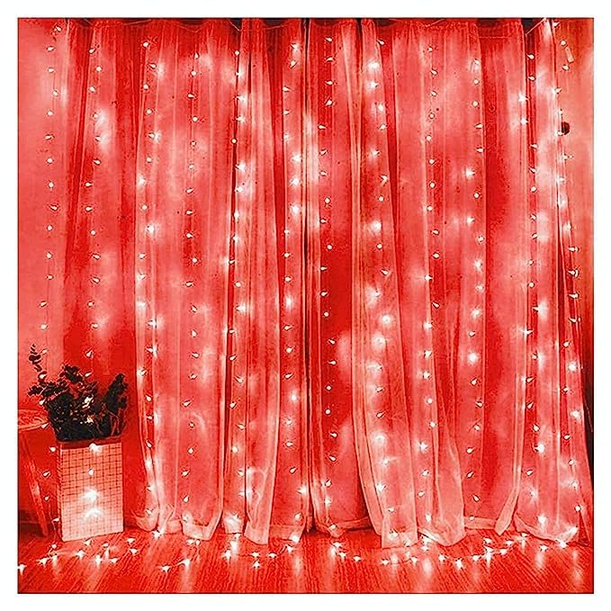 Image of RSCT 15 Meter 30 LED Decorative Pixel Led String /Rice Light | 36 Feet Single Colour Diwali Still Led Ladi String Light for Home Decor, Christmas, Diwali and Festive Decoration Power Pixel (Red) RS-35