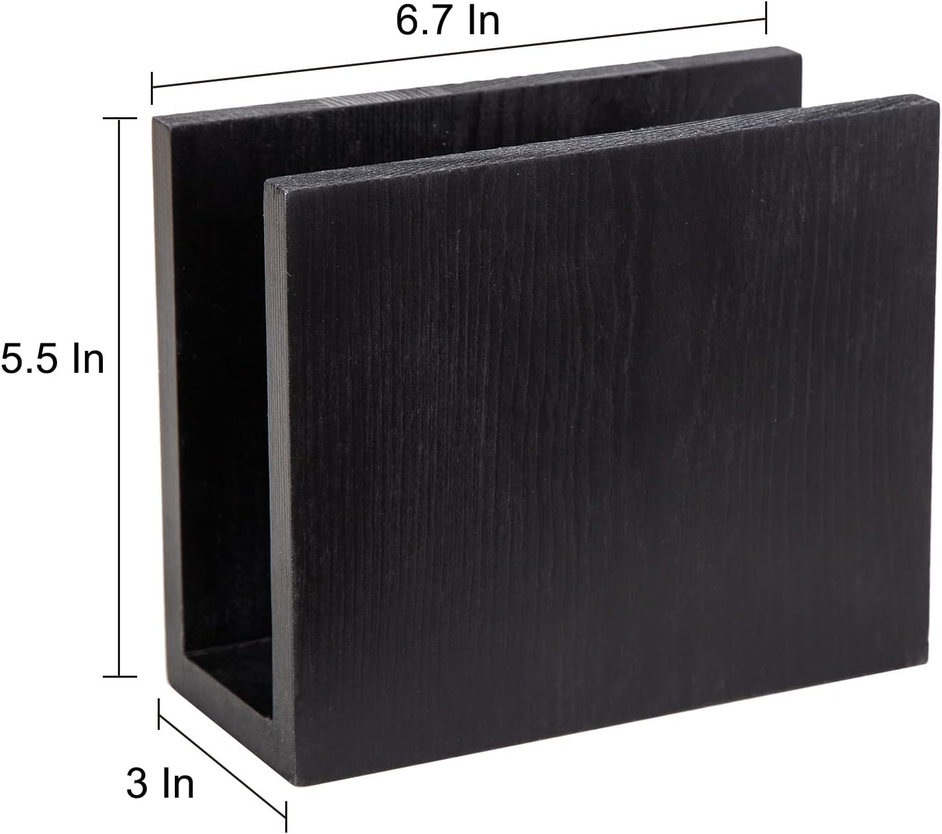 Rustic Wooden Napkin Holder