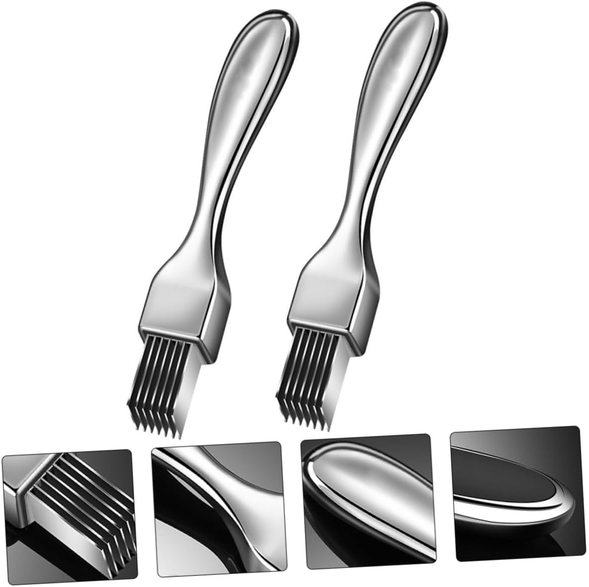 Stoeba 2-Pieceprofessional Shallot Garlic Slicer wCrinkle Blade for KitchenUse