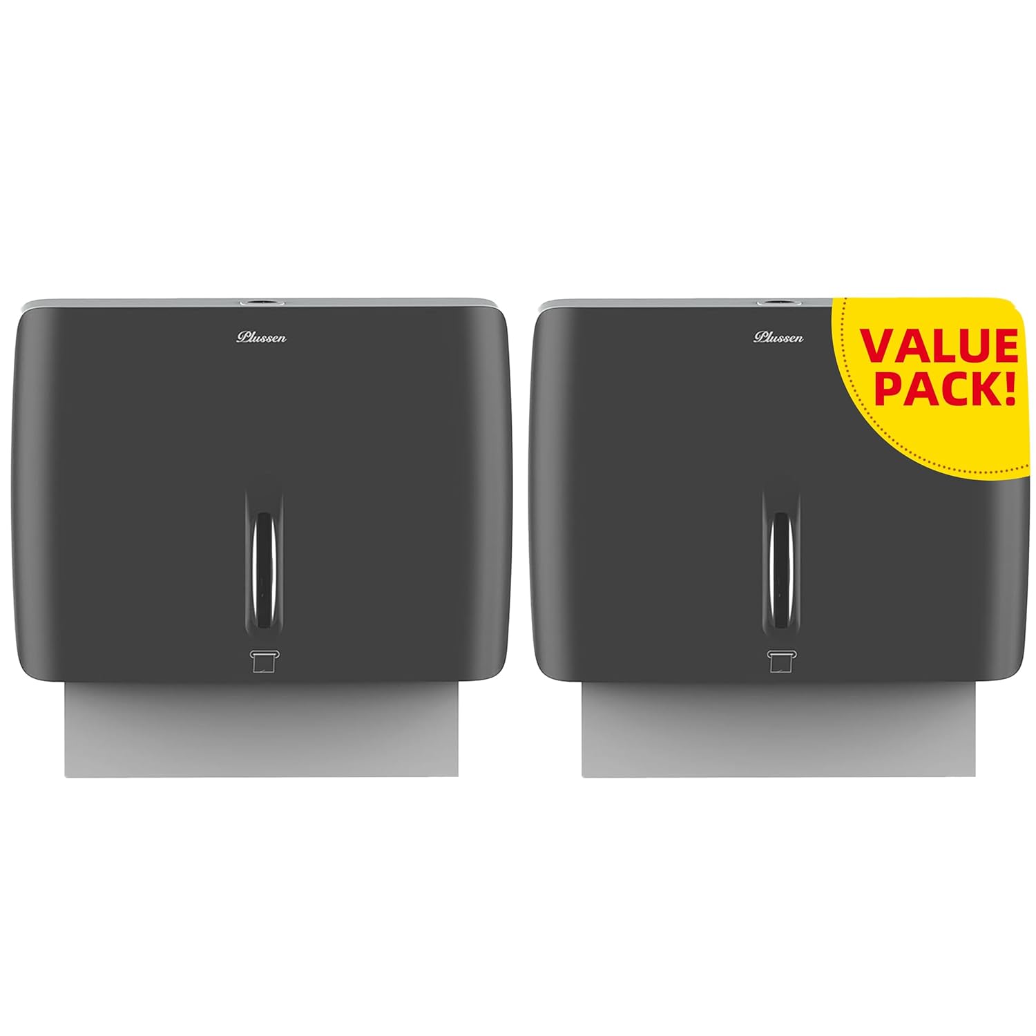 Bathroom Dispenser Waterproof Easy Install Durable Plastic 2-Pack