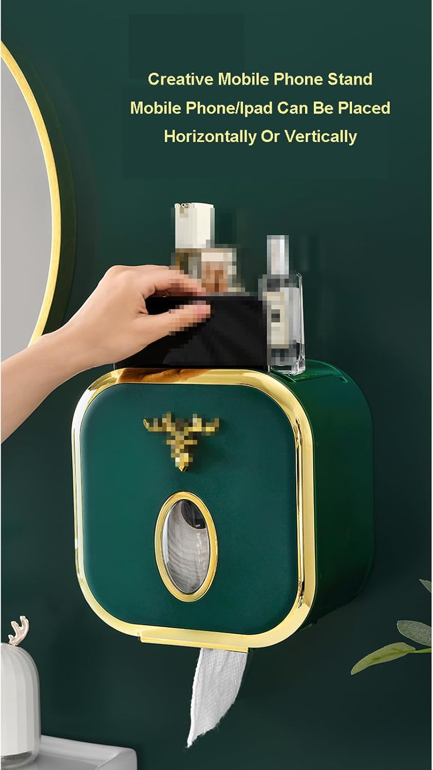 Wall-Mounted Toilet Paper Holder