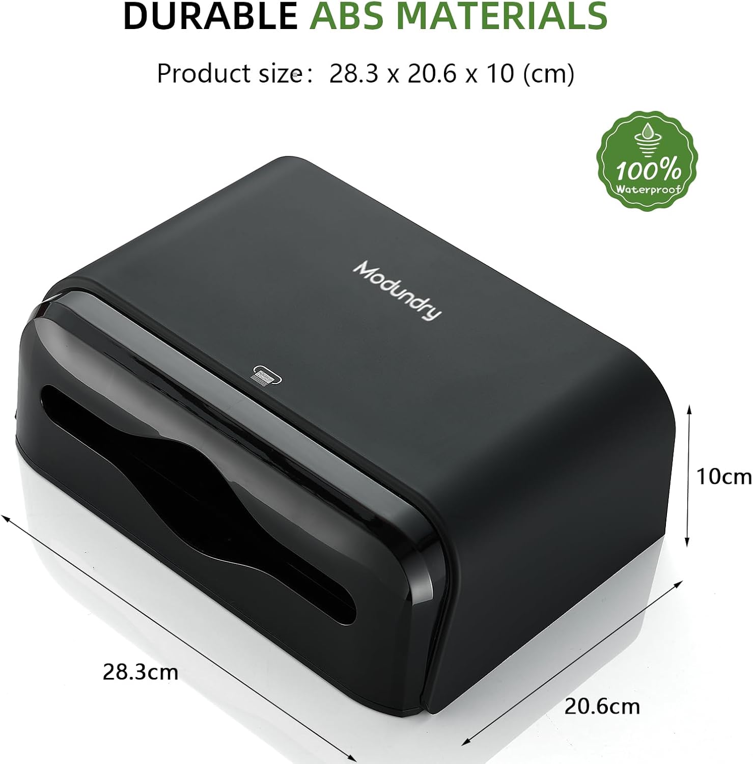 Modundry Wall-Mounted Paper Towel Dispensers with Smart Lock Adhesive No Drilling