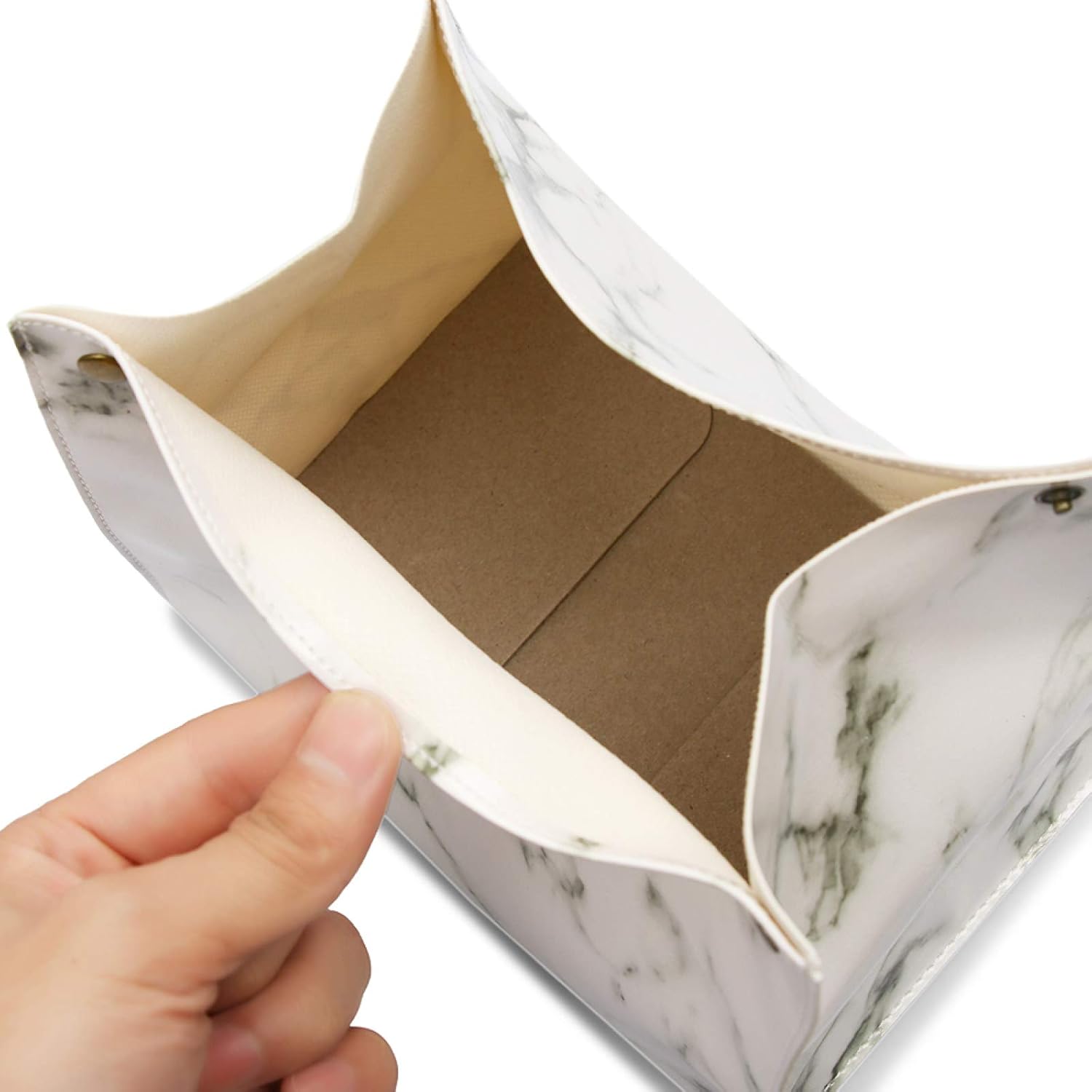 Chic White Tissue Box