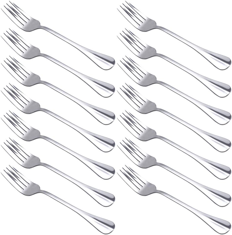 12-Piece Stainless Steel Flatware Set Extra Silverware Replacement Forks