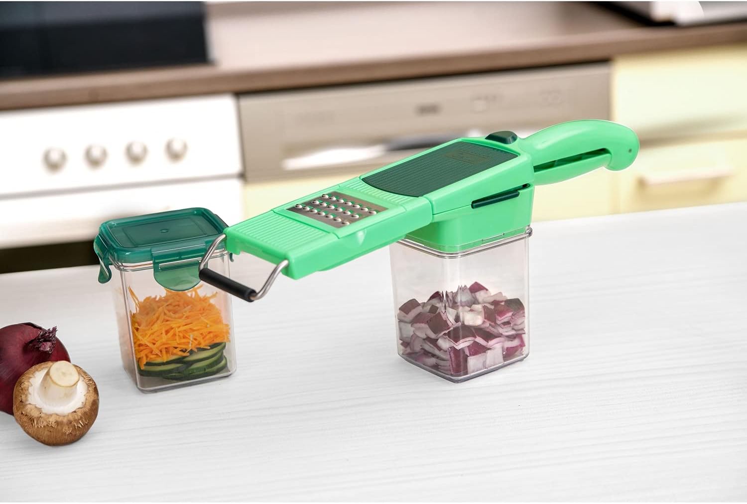 Nicer Dicer Quick Professional - Multifunctional Kitchen Slicer for Veggies Fruits
