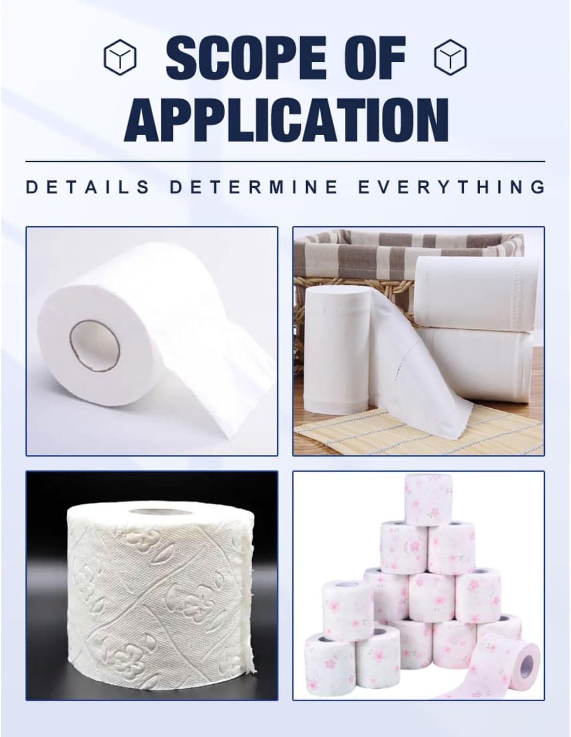 High-Speed Toilet Tissue Rewinding Machine with Custom Options