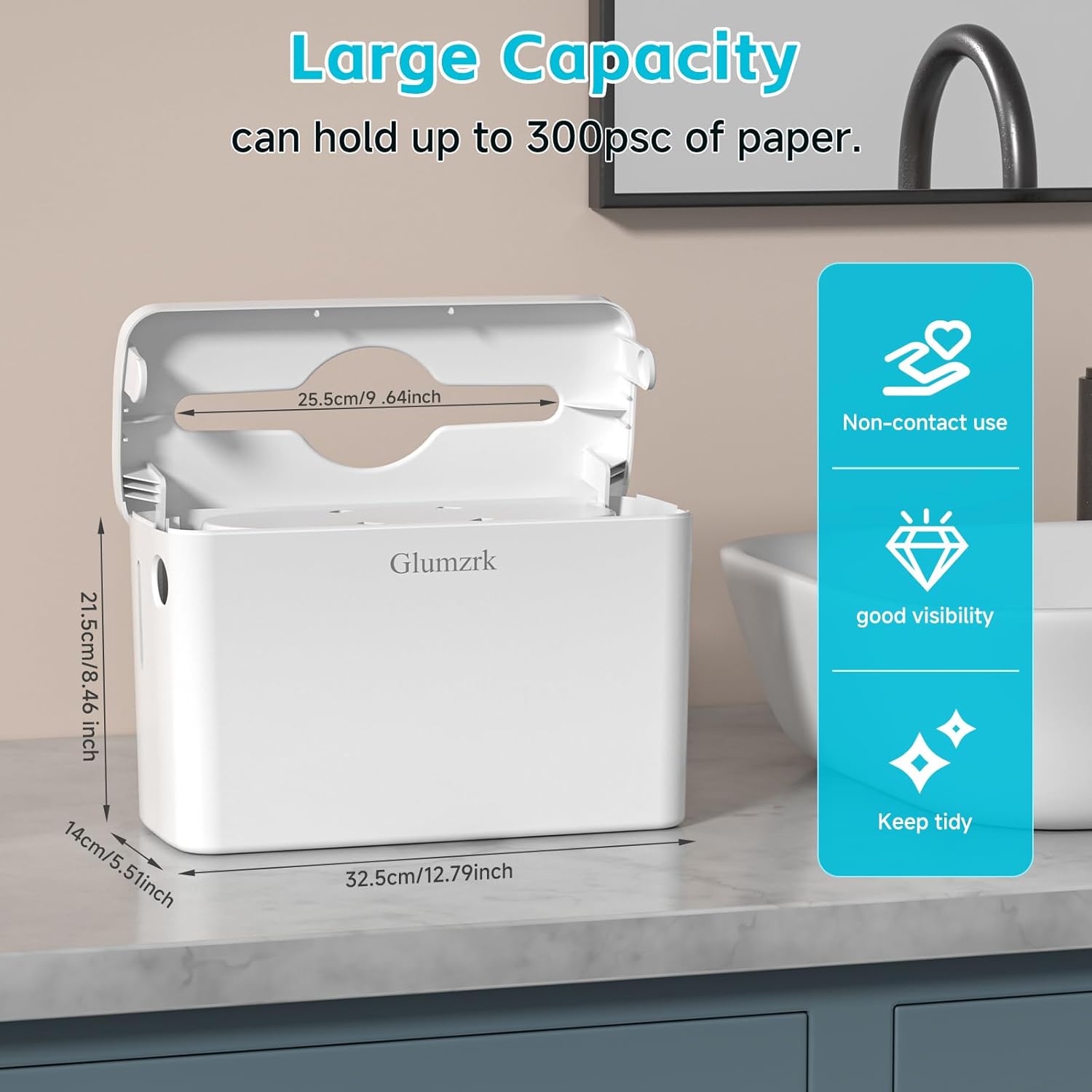 Glumzrk Multi-Fold Paper Towel Dispenser
