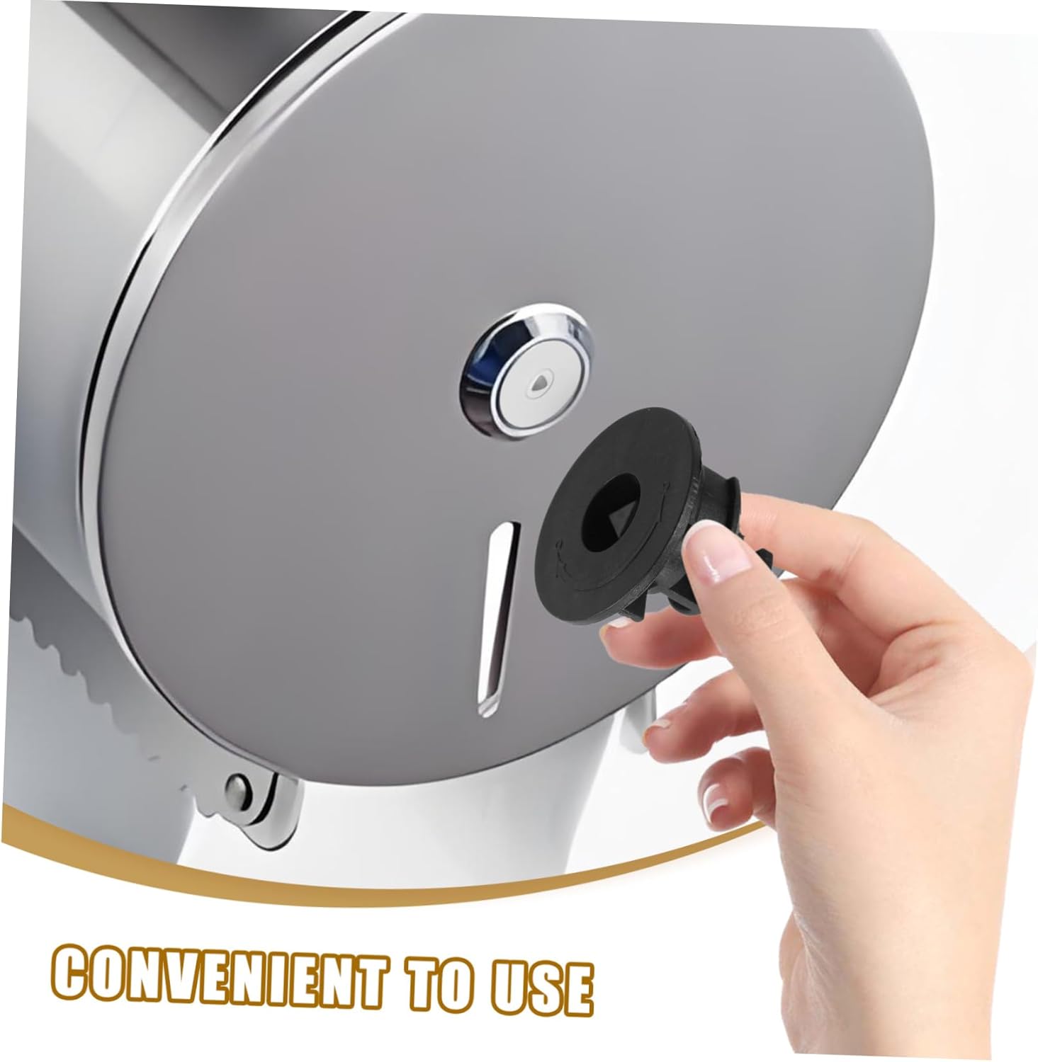 Stylish Plastic Tissue Box Holder Commercial Toilet Paper Dispenser Locks