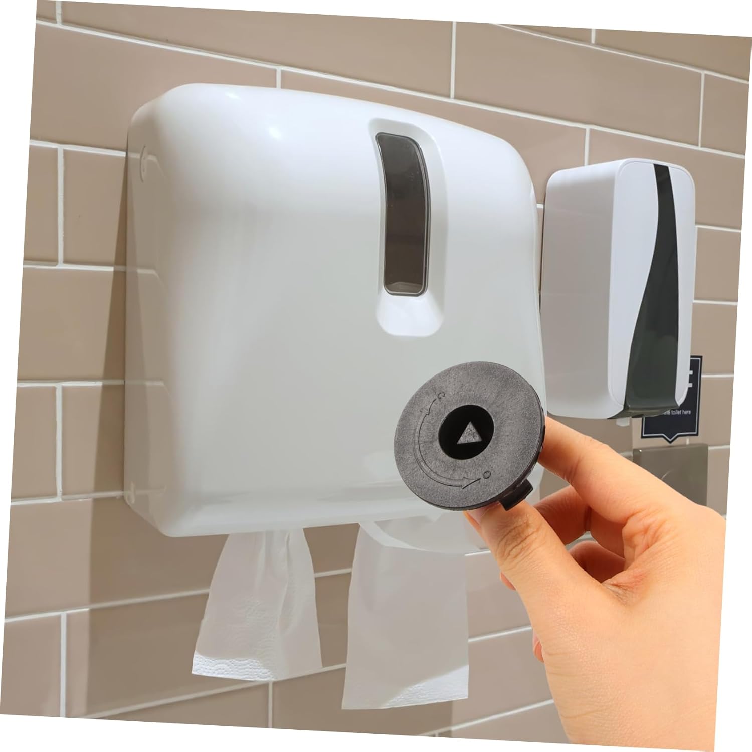 Perfectly Smooth Lock for Paper Towel Dispenser Durable Easy to Install