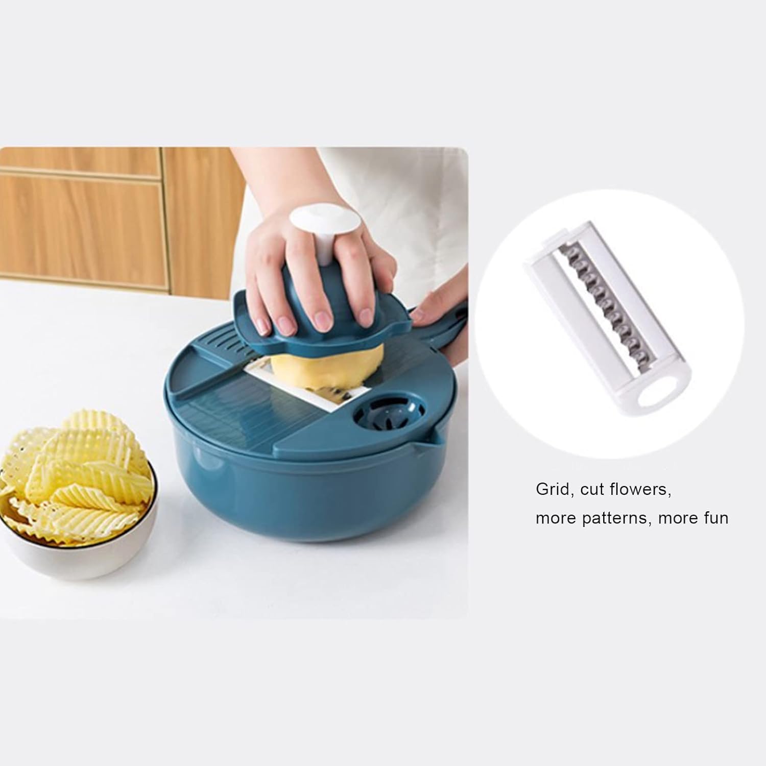 Mandoline Slicer Multi-Functional Kitchen Tool Pink