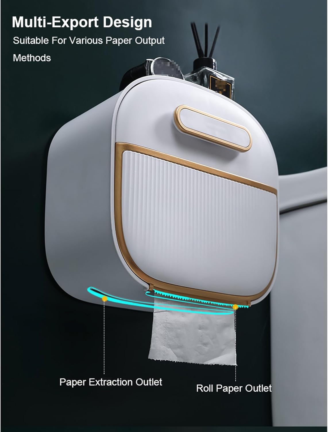 Space-Saving Wall-Mounted Multifold Paper Towel Dispenser
