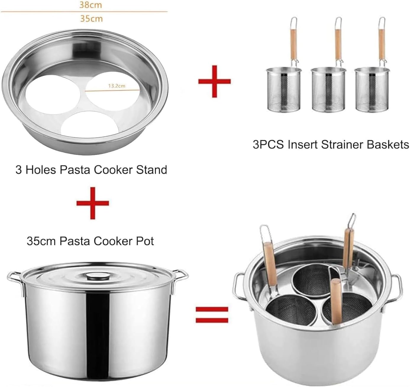 Stainless Steel Pasta Pot Set