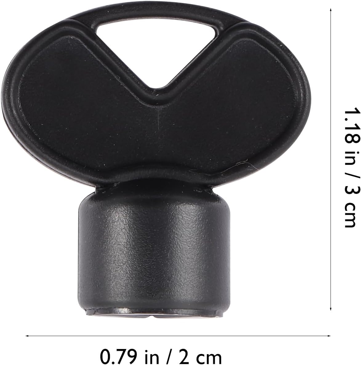 Triangular Replacement Keys for Toilet Paper Dispensers 2 Count