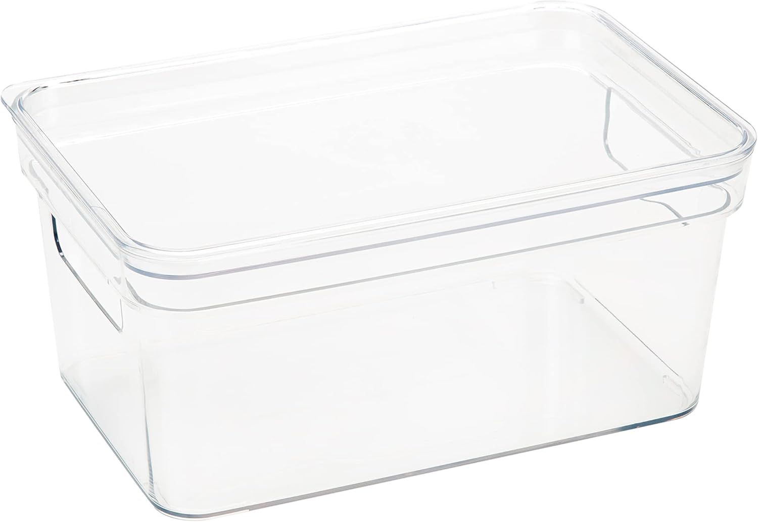 Simplify Small Lidded Storage Bin with Handles