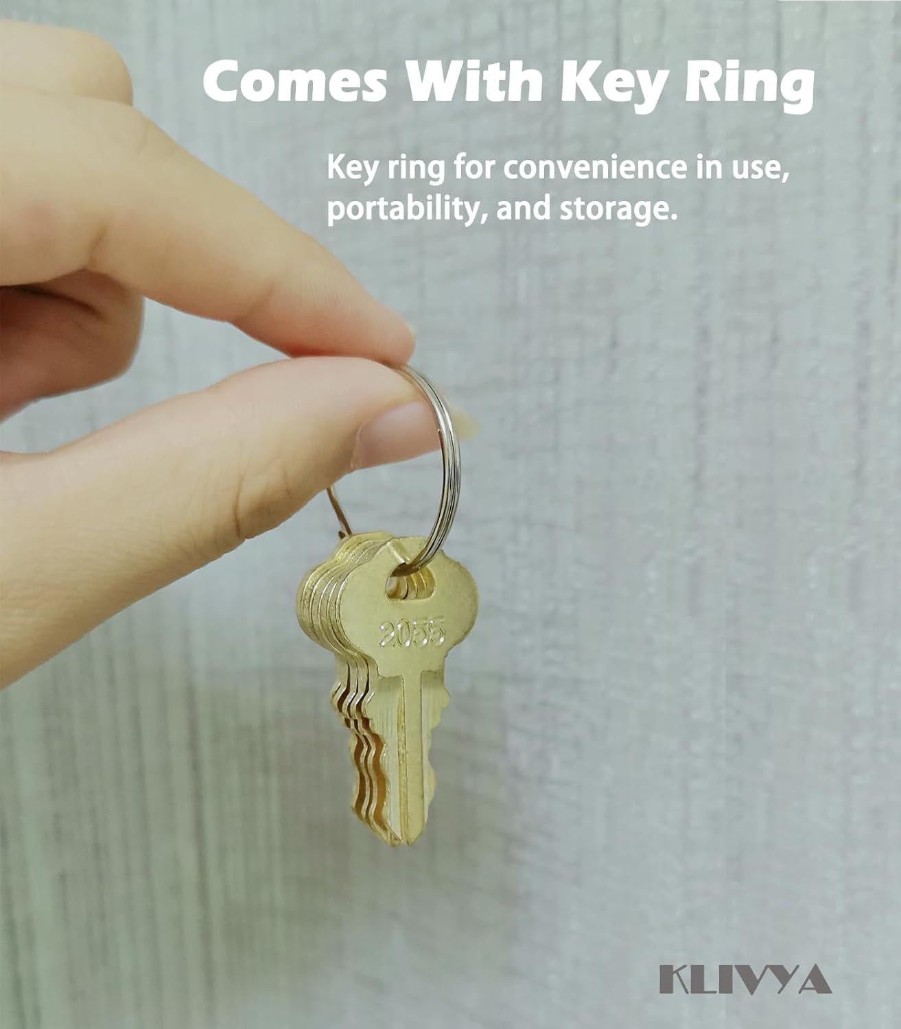 2055 Dispenser Key Set of 20 with Key Rings