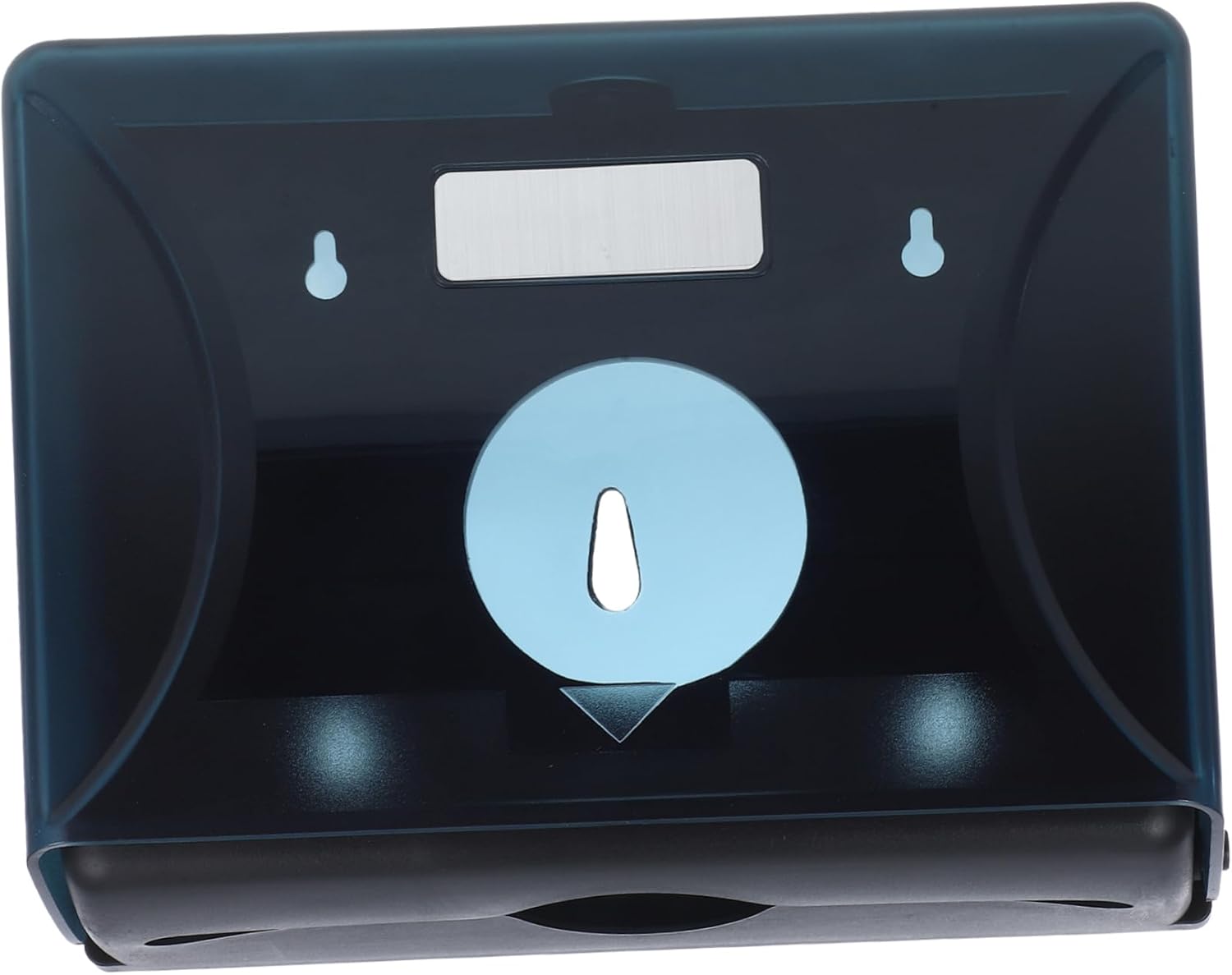 PartyKindom Wall-Mounted Paper Towel Dispenser Dark Blue