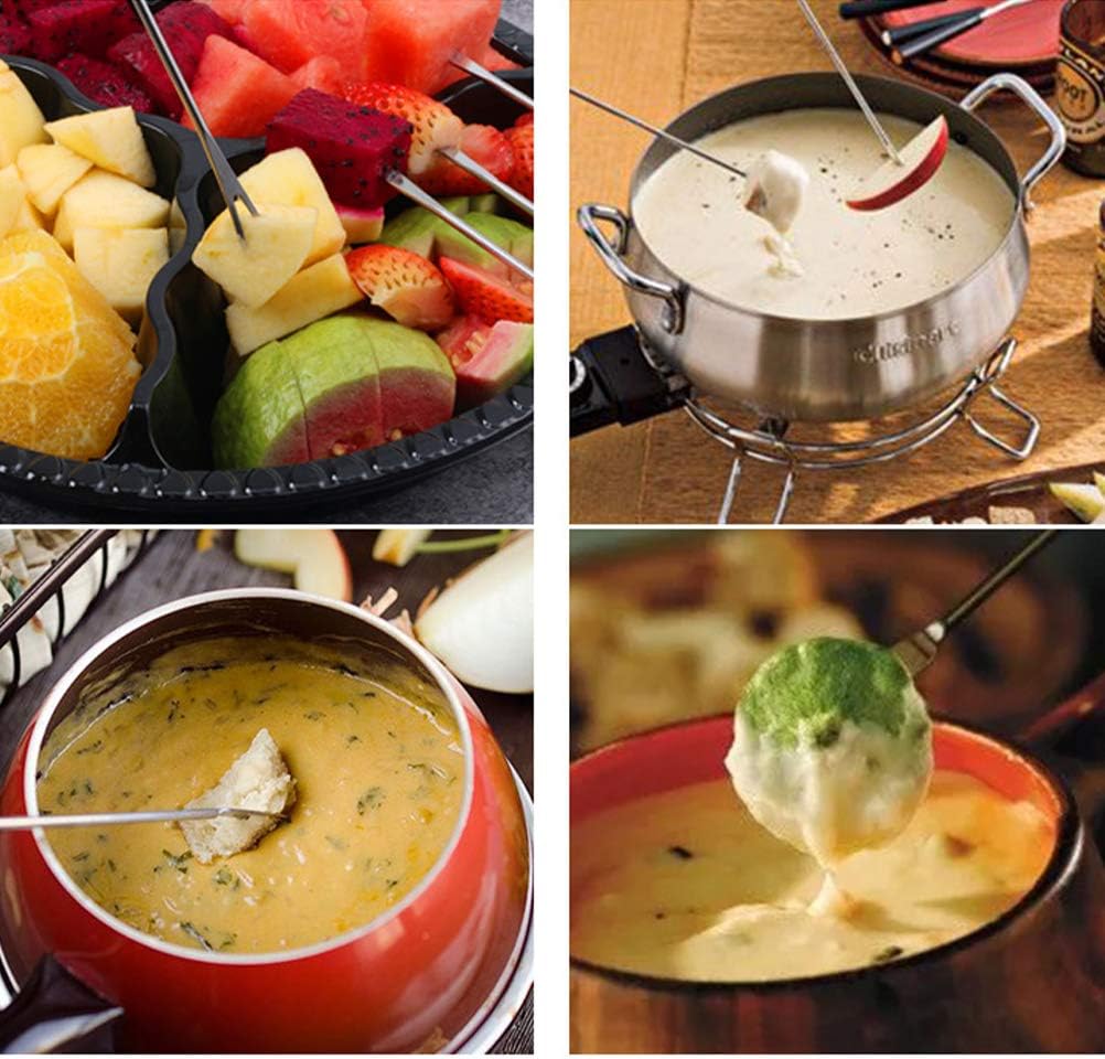 Stainless Steel Fondue Fork Set with Handle for Kitchen