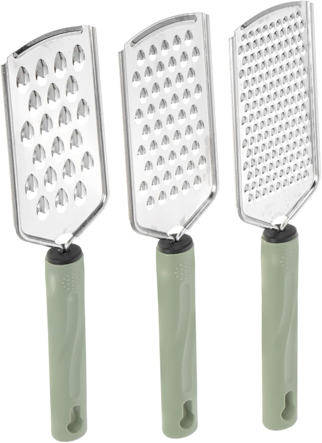 Space-Saving Stainless Steel Grater Set for Cheese and More