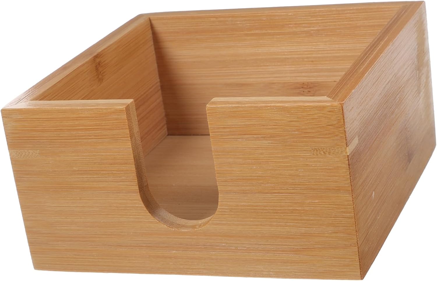 HOLIDYOYO Bamboo Napkin Holder Dispenser